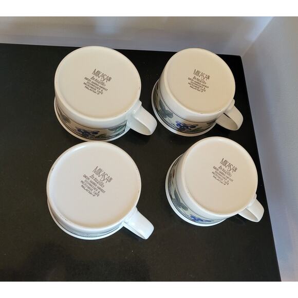 (Set of 4) Mikasa Intaglio GARDEN HARVEST Cups CAC29 Stoneware - Picture 13 of 15